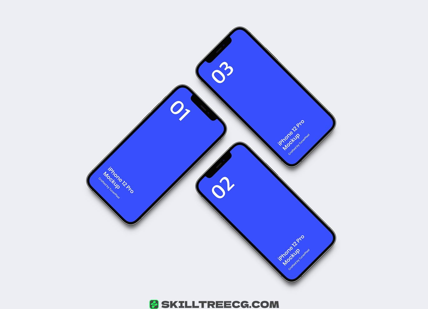 图片[2]-iPhone 12 Pro Isometric Mockup 11.0（926031）-技能树